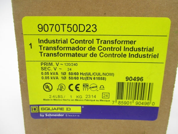 SQUARE D 9070T50D23 120/240V NSMP