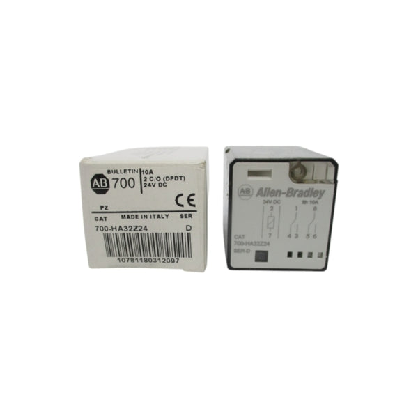 ALLEN BRADLEY 700-HA32Z24 SER. D 24VDC 10A (WH) NSMP