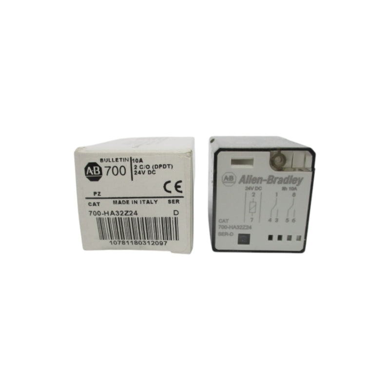 ALLEN BRADLEY 700-HA32Z24 SER. D 24VDC 10A (WH) NSMP