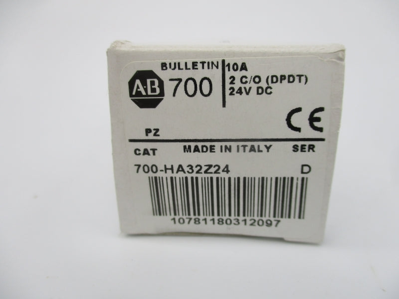 ALLEN BRADLEY 700-HA32Z24 SER. D 24VDC 10A (WH) NSMP