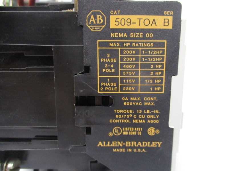 INDUSTRIAL SPARE PART 509-TOA SER. B (BR/WH) NSMP
