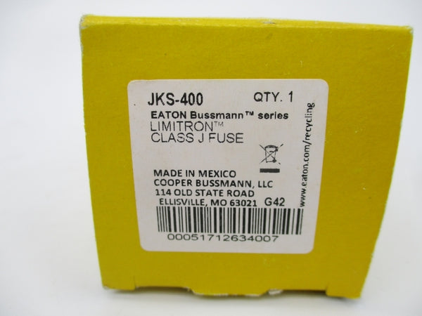 BUSSMANN JKS-400 600VAC 400A (YL/BK) NSMP