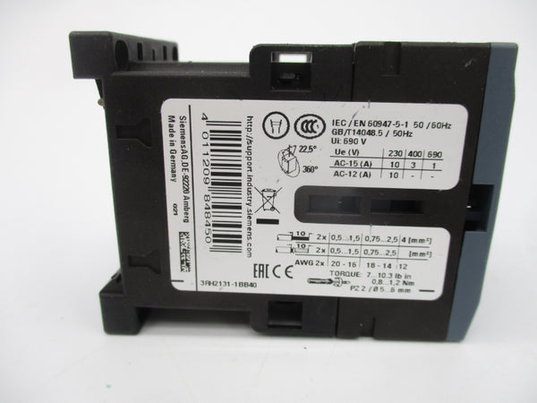 SIEMENS 3RH2131-1BB40 24VDC NSNP
