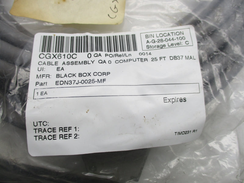 BLACK BOX EDN37J-0025-MF NSMP