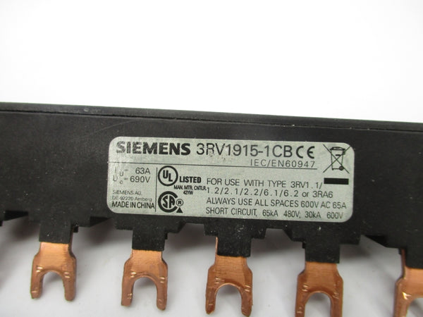 SIEMENS 3RV1915-1CB 690V 63A UNMP