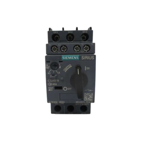 SIEMENS 3RV2011-1FA10 600V 3.5-5A NSNP