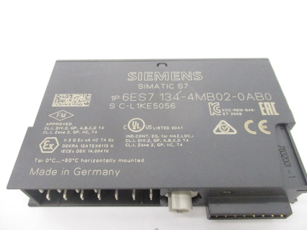 SIEMENS 6ES7134-4MB02-0AB0 NSNP