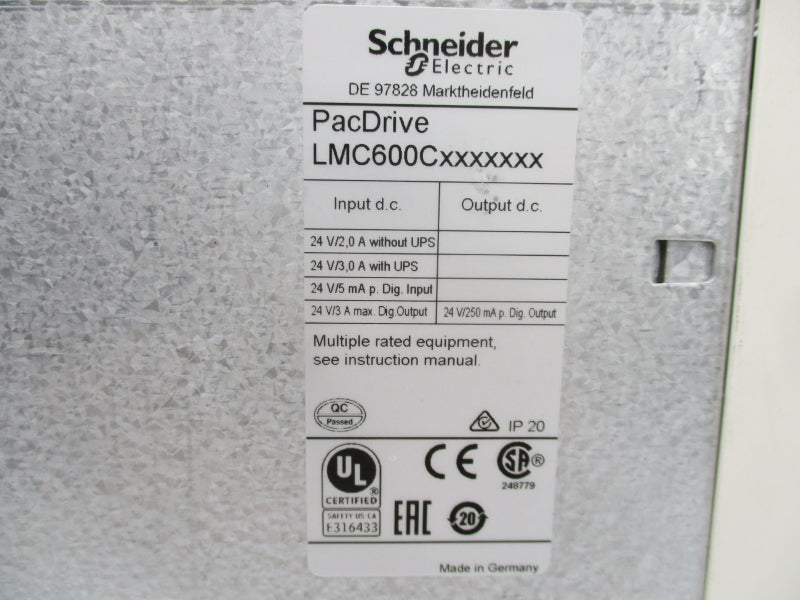 SCHNEIDER ELECTRIC LMC600CAA10000 24V 3A (AS PICTURED) NSNP