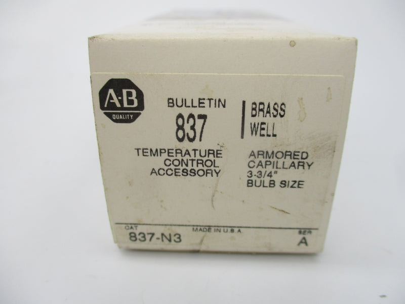 ALLEN BRADLEY 837-N3 SER. A 3-3/4" (GY/BL) NSMP