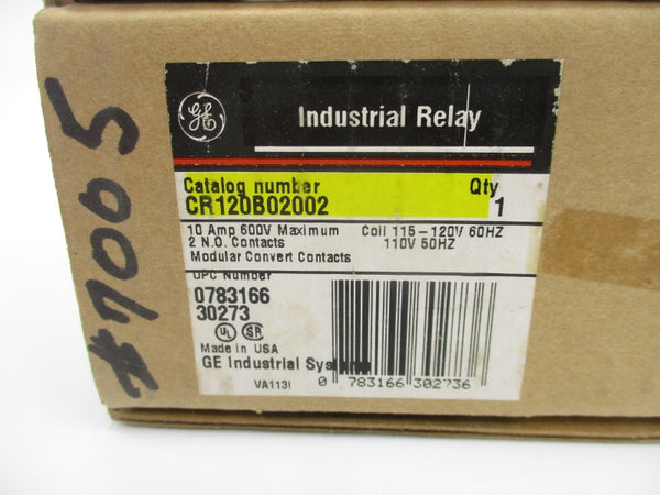 GENERAL ELECTRIC CR120B02002 110/120V NSMP