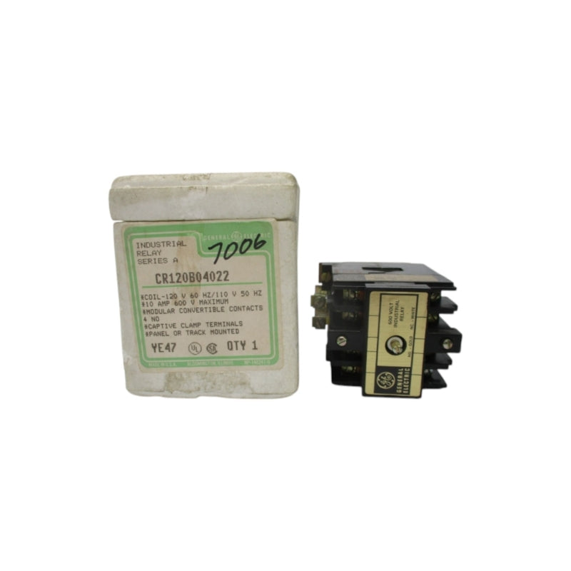 GENERAL ELECTRIC CR120B04022 SER. A 110/120V NSMP