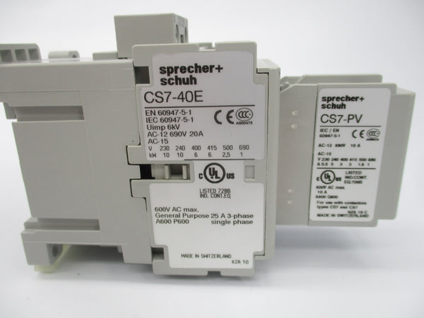 SPRECHER+SCHUH CS7-51E-120 110/120V NSMP