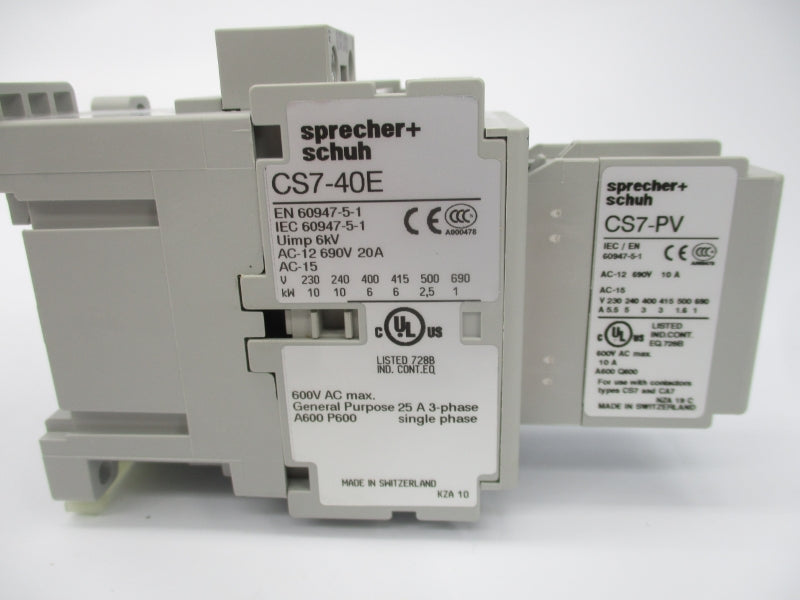 SPRECHER+SCHUH CS7-51E-120 110/120V NSMP