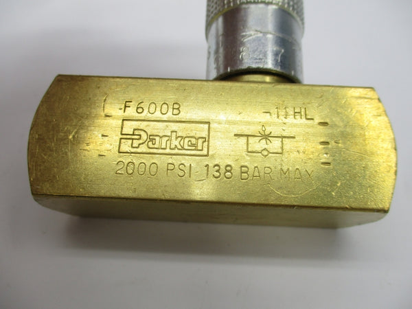PARKER F600B-11HL 2000PSI NSNP