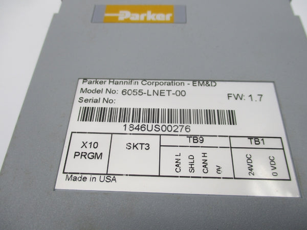 PARKER 6055-LNET-00 F/W 1.7 NSMP