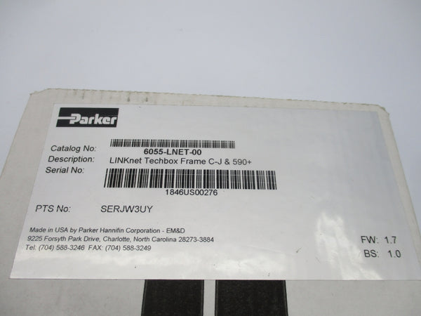 PARKER 6055-LNET-00 F/W 1.7 NSMP