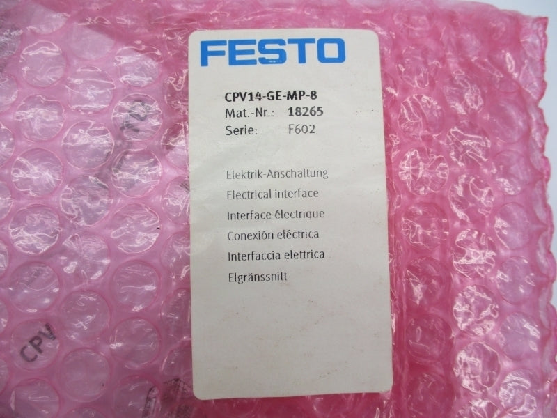 FESTO CPV14-GE-MP-8 18265 24VDC NSMP