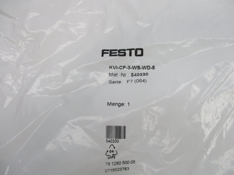 FESTO KVI-CP-3-WS-WD-5 540330 NSMP