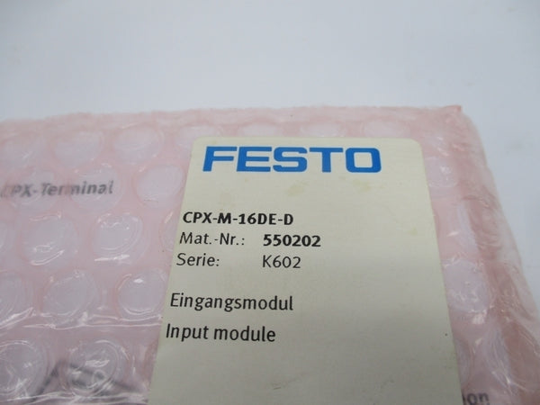 FESTO CPX-M-16DE-D 550202 NSMP