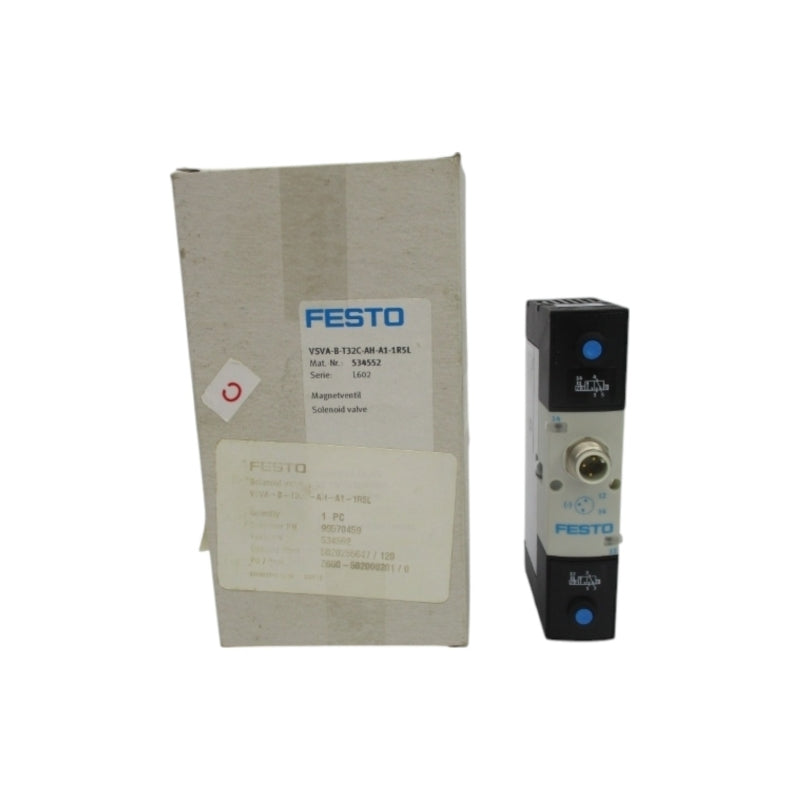 FESTO VSVA-B-T32C-AH-A1-1R5L 534552 24V 145PSI NSMP