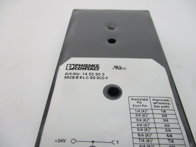 PHOENIX CONTACT SACB-8/8-L-C GG SCO P 14 24VDC NSMP