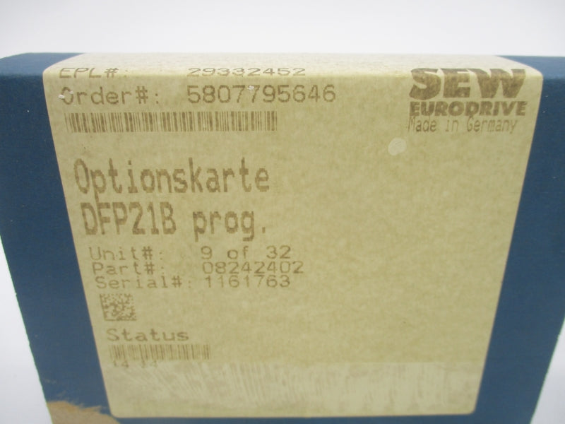 SEW EURODRIVE DFP21B 08242402 NSMP