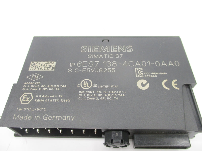 SIEMENS 6ES7 138-4CA01-0AA0 24VDC NSMP