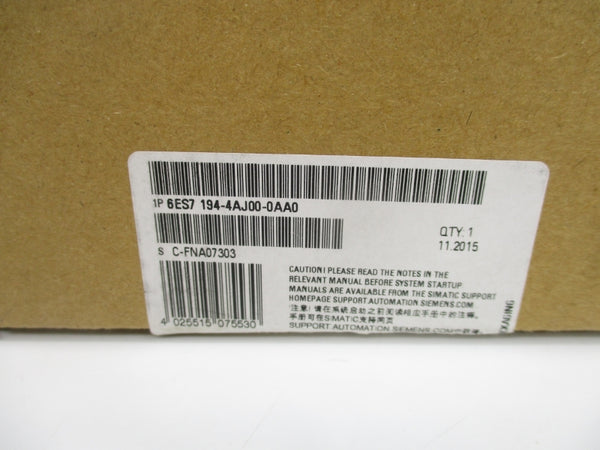 SIEMENS 6ES7 194-4AJ00-0AA0 NSMP