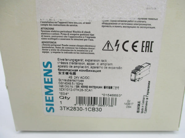 SIEMENS 3TK2830-1CB30 24VAC/DC NSMP