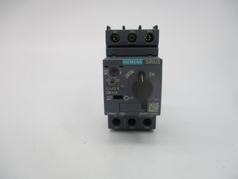 SIEMENS 3RV2011-0DA10 600V 0.22-0.32A NSMP