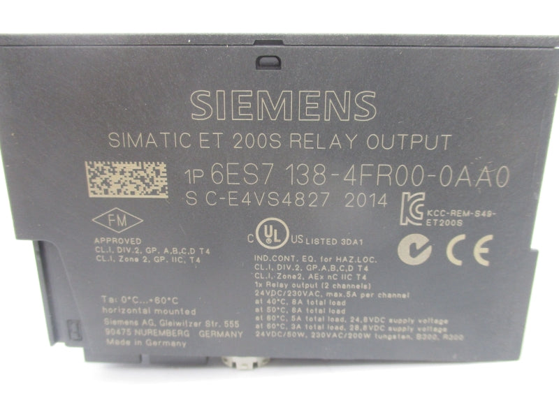 SIEMENS 6ES7 138-4FR00-0AA0 230V 5A NSMP