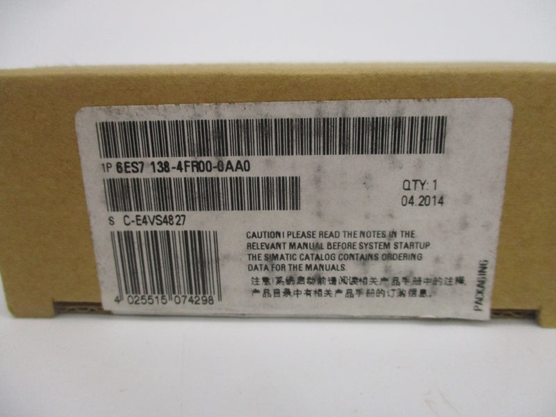 SIEMENS 6ES7 138-4FR00-0AA0 230V 5A NSMP