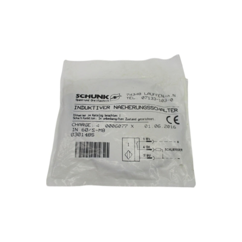 SCHUNK IN60/S-M8 0301485 NSMP