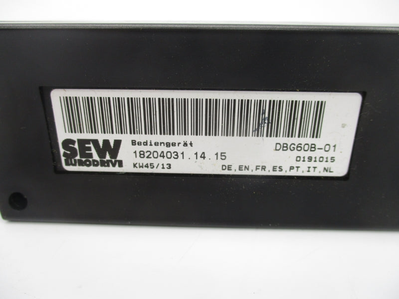 SEW EURODRIVE DBG60B-01 18204031.14.15 NSMP