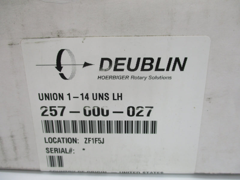 DEUBLIN 257-000-027 1-1/4" NSFS