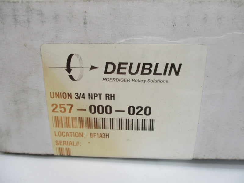 DEUBLIN 257-000-020 3/4" NSFS