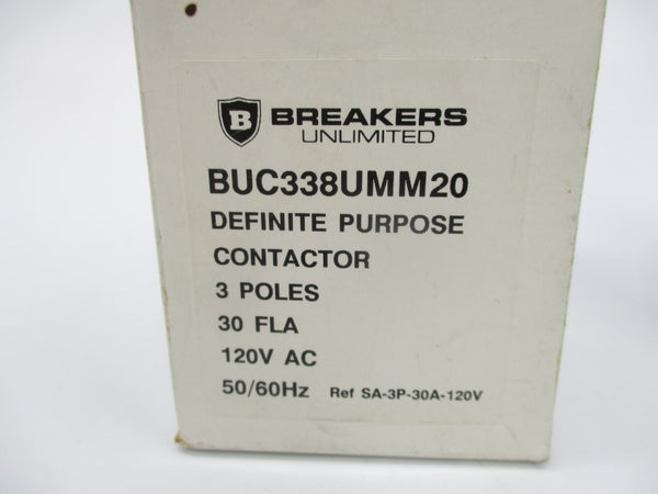 BREAKERS UNLIMITED BUC338UMM20 120VAC 30A NSMP