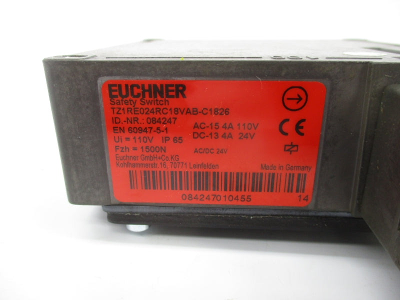 EUCHNER TZ1RE024RC18VAB-C1826 084247 110VAC 4A NSMP