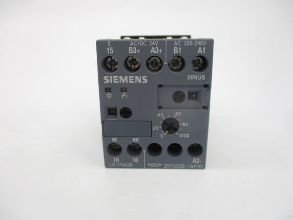 SIEMENS 3RP2005-1AP30 240VAC 4A NSMP
