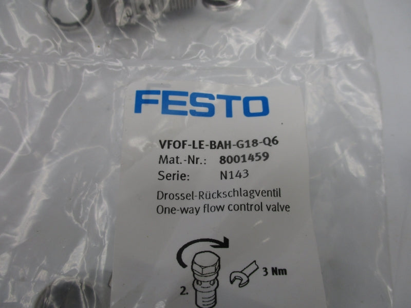 FESTO VFOF-LE-BAH-G18-Q6 8001459 NSMP