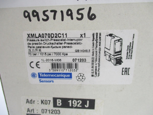 TELEMECANIQUE XMLA070D2C11 240V 1.5A NSMP