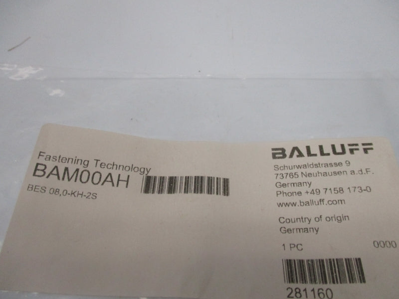 BALLUFF BES08.0-KH-2S BAM00AH NSMP