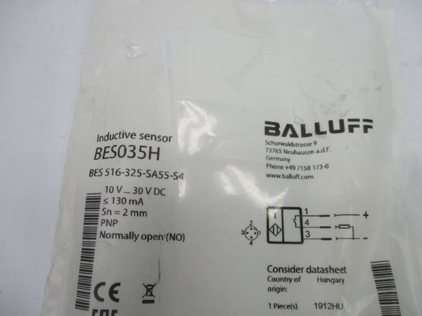 BALLUFF BES035H BES 516-325-SA55-S4 10-30VDC NSMP