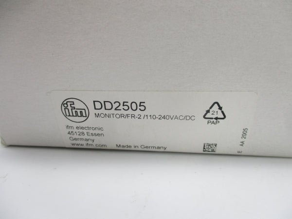 IFM EFECTOR DD2505 110-240VAC NSMP