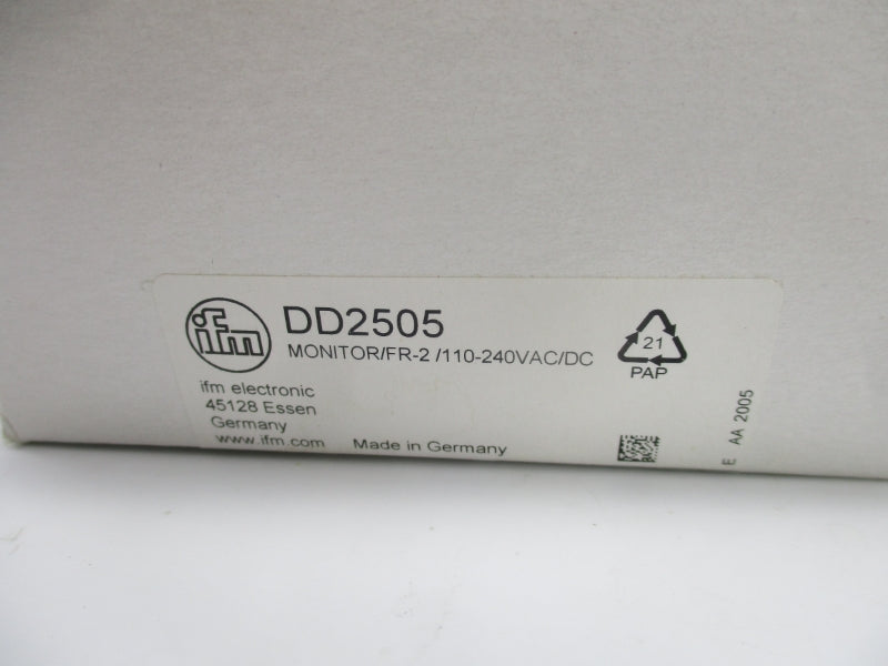IFM EFECTOR DD2505 110-240VAC NSMP