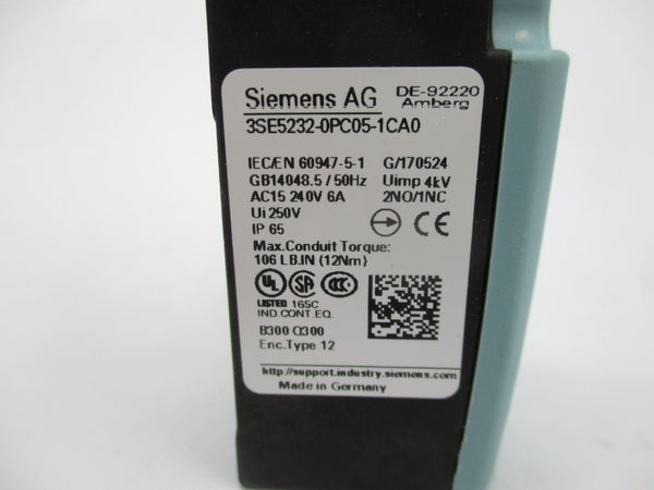 SIEMENS 3SE5232-0PC05-1CA0 250V NSMP