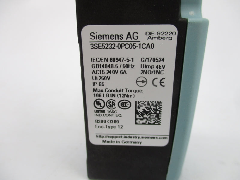 SIEMENS 3SE5232-0PC05-1CA0 250V NSMP