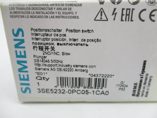SIEMENS 3SE5232-0PC05-1CA0 250V NSMP