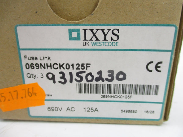 IXYS 069NHCK0125F 690VAC 125A (PKG OF 3) NSMP