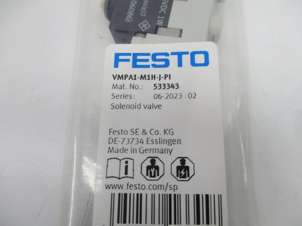 FESTO VMPA1-M1H-J-PI 533343 15VDC NSMP